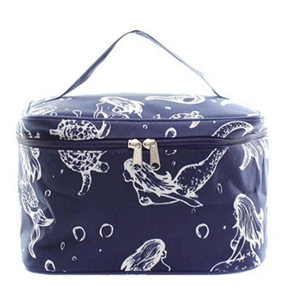 Ngil Handbags - Ngil Women's Canvas Fashion Mermaid Cosmetic Case
